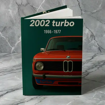 BMW 2002 Turbo Classic Red Car Art