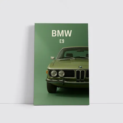 BMW E9 Classic Coupe Green Studio