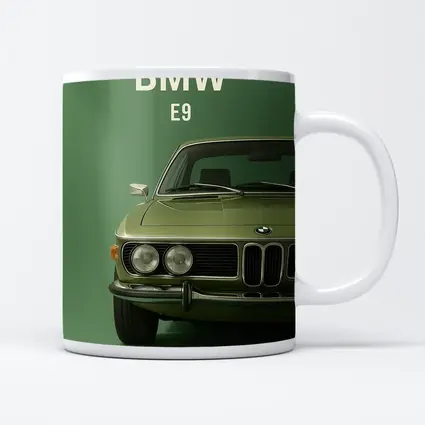 BMW E9 Classic Coupe Green Studio