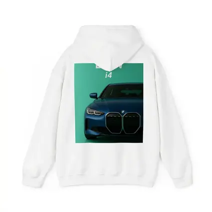BMW i4 Front View Green Background