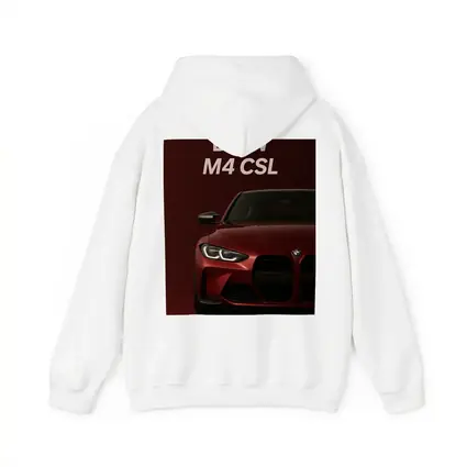BMW M4 CSL Dark Red Minimal Art