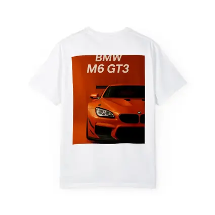BMW M6 GT3 Orange Racing Car Art
