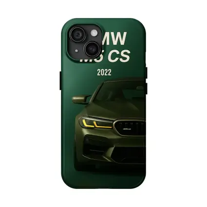 BMW M5 CS 2022 Green Front View