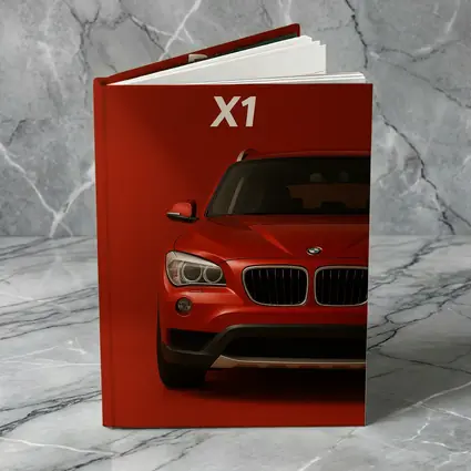 BMW X1 Red SUV Bold Red Background
