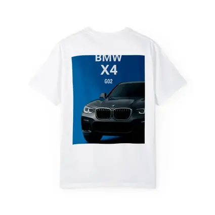 BMW X4 G02 Dark Gray Blue Background