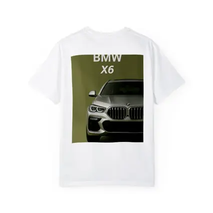 BMW X6 Front View Olive Green Background