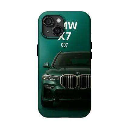 BMW X7 G07 Green Studio Front View