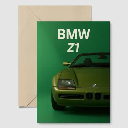 BMW Z1 Roadster Green Studio Art
