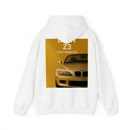 BMW Z3 E36 Roadster Gold Background Art