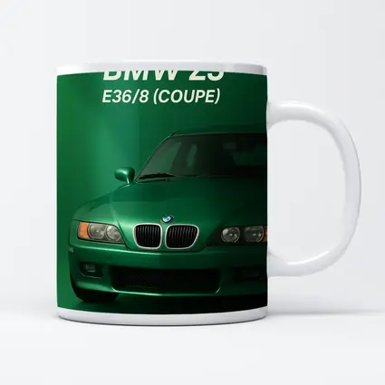 BMW Z3 Coupe E36 Green Art Print