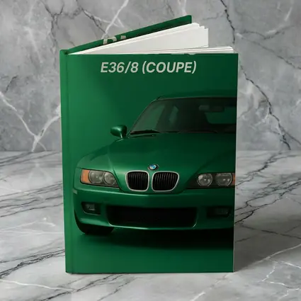 BMW Z3 Coupe E36 Green Art Print
