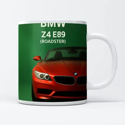 BMW Z4 E89 Roadster Green Background Art