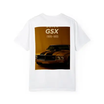 Buick GSX Classic Muscle Car Gold Background
