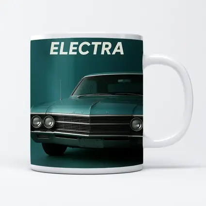 Buick Electra Classic Car Teal Background