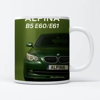 Alpina B5 E60 Green Studio Car Art