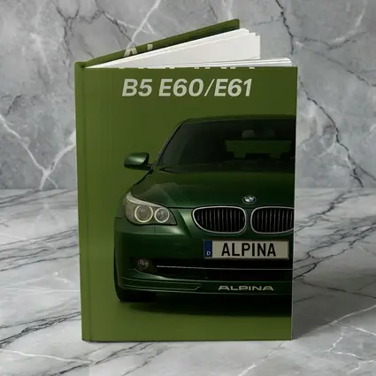 Alpina B5 E60 Green Studio Car Art