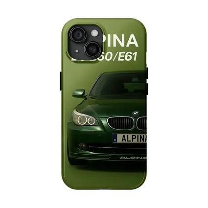 Alpina B5 E60 Green Studio Car Art