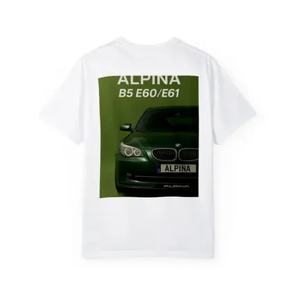 Alpina B5 E60 Green Studio Car Art