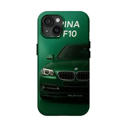 Alpina B5 F10 Green Studio Front View