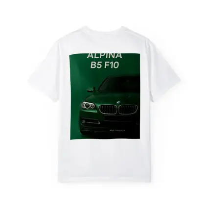 Alpina B5 F10 Green Studio Front View