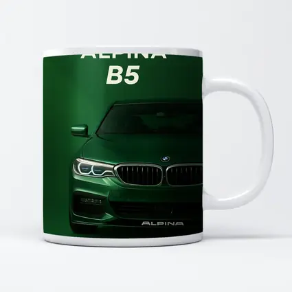 Alpina B5 Green Front View Art