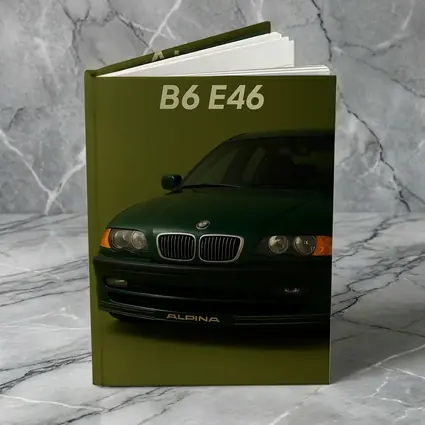 Alpina B6 E46 Green Studio Car Art