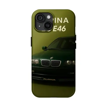 Alpina B6 E46 Green Studio Car Art