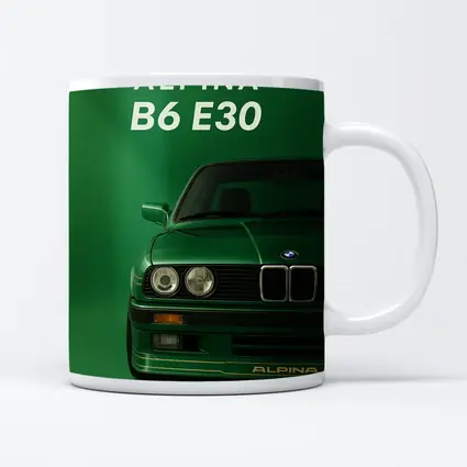 Alpina B6 E30 BMW Green Studio Art