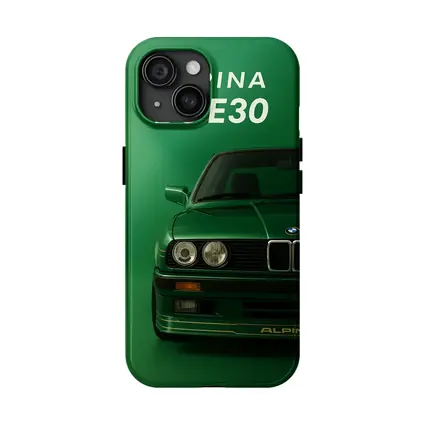 Alpina B6 E30 BMW Green Studio Art