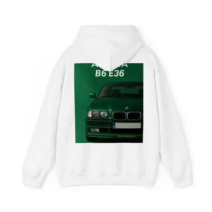 Alpina B6 E36 Green Minimal Car Art