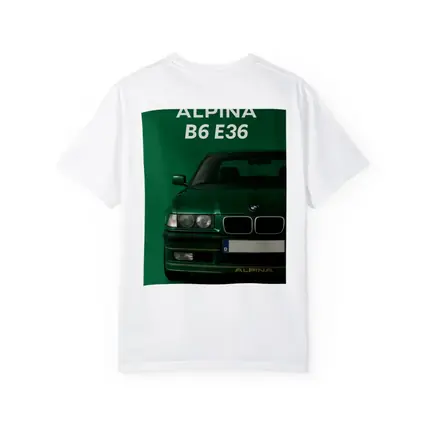 Alpina B6 E36 Green Minimal Car Art