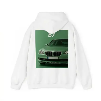 Alpina B7 BMW Green Minimal Car Art