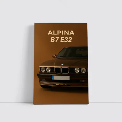 Alpina B7 E32 Brown Studio Background