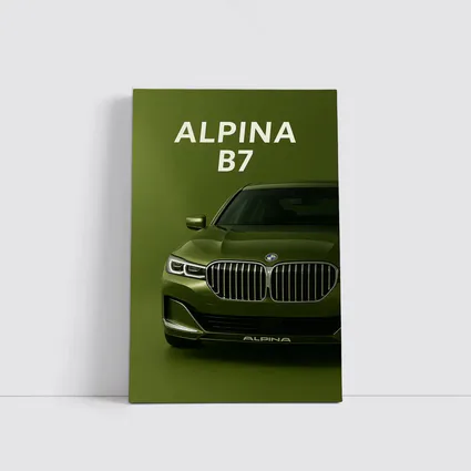 Alpina B7 Green Luxury Sedan Front View