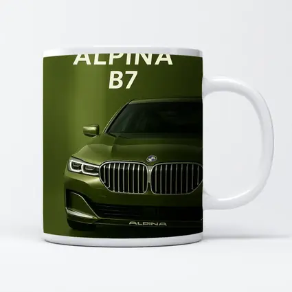Alpina B7 Green Luxury Sedan Front View