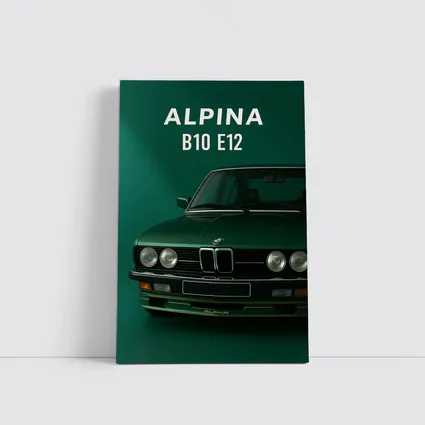 Alpina B10 E12 Green Classic BMW Art