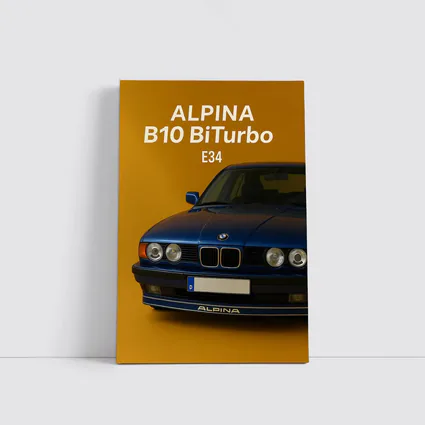 Alpina B10 BiTurbo E34 Blue Car