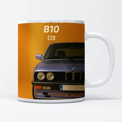 Alpina B10 E28 Blue on Yellow