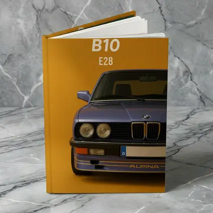 Alpina B10 E28 Blue on Yellow
