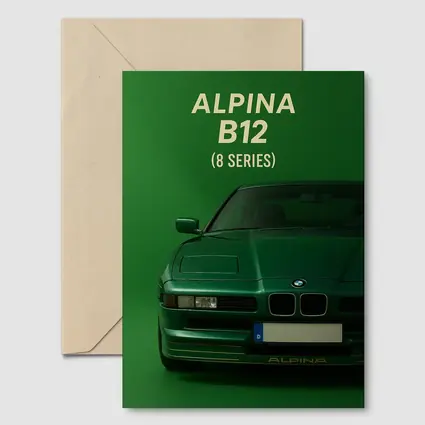 Alpina B12 BMW Eight Series Green Art