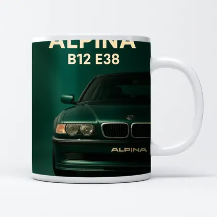 Alpina B12 E38 Dark Green Wall Art