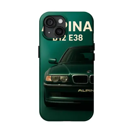 Alpina B12 E38 Dark Green Wall Art