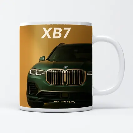 Alpina XB7 Green SUV Gold Background