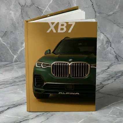 Alpina XB7 Green SUV Gold Background