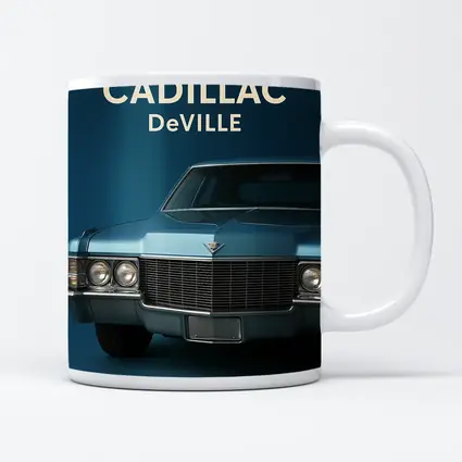 Cadillac DeVille Classic Blue Studio Shot