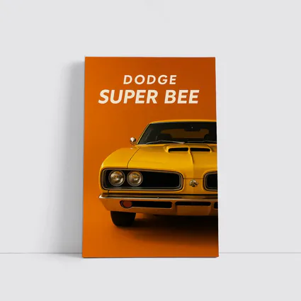 Dodge Super Bee Classic Muscle Car Orange