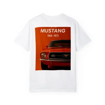 Ford Mustang Classic Orange Front View