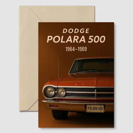 Dodge Polara 500 Classic Muscle Car Brown
