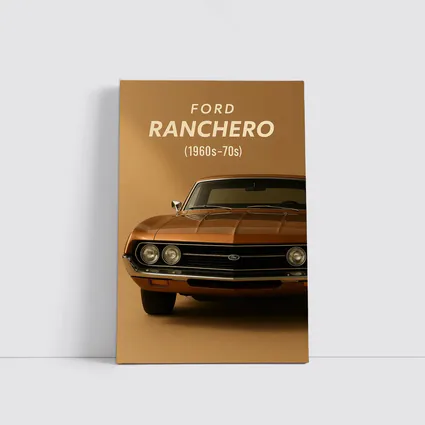 Ford Ranchero Classic Muscle Car Beige
