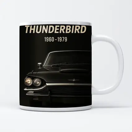 Ford Thunderbird Classic Car Dark Background